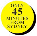 45 mins from Sydney